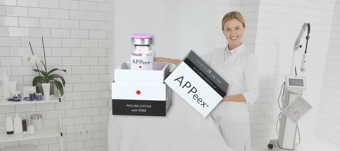 Система APPeex Peel для хімічного пілінгу обличчя в естетичній косметології Noelle
